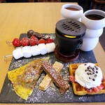 MAX BRENNER CHOCOLATE BAR - シェアリングフォンデュ（2500円）横から