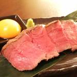 尾崎牛のトロ火レアステーキ 尾崎牛のトロ火レアステーキ