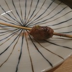 ももふく - おまかせ7本　2本目　まるはつ　写真を撮るのを忘れて食べかけ(汗　(19-05))