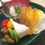 鉄板焼き ステーキ 湛山 - デザート