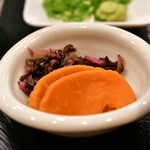 ひつまぶし 稲生 - 【上ひつまぶし（肝吸付き）@3,480円】漬物