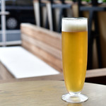 握手カフェ - 広島の地ビール“海軍さんの地ビール”　Sサイズ@税込850円：ハッピーアワー（訪問は、平日16:30頃）で、50円引き。810円でいただいた。