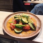 大衆から揚げ酒場 まりお - からすみ風味の野菜炒め680円