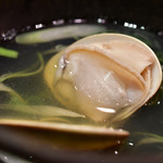 魚のてっぺん - 桑名産 はまぐり（酒蒸し）@300円