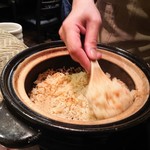 禅紫 - 桜海老土鍋御飯