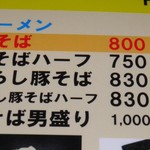 らーめんでぽっと - 豚そばシリーズ