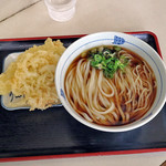 長生うどん - うちゅうコロｗｉｔｈいか天、野菜天