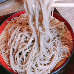 そば処 な佳しま - ツヤツヤした蕎麦