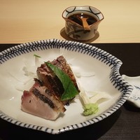 銀座 よし澤 - さわらの藁焼き