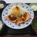 レストランオーロラ - 料理写真:豚焼肉定食  550円(税込)