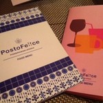 ポストフェリーチェ - かわいらしいメニュー