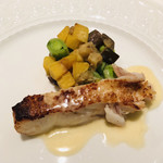 カランドリエ - ⚫︎大好きなヒラメのポワレ。オーソドックスで素材に忠実です(о´∀`о)