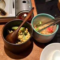 しゃぶしゃぶ KINTAN 代官山本店 - ランチにつく2種の惣菜