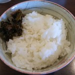 長浜わっしょい - ご飯 小  ５０円   辛子高菜のせました