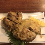 立ち呑み くにし - しいたけ肉詰め天