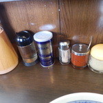 べんてん - テーブル上はこんな感じ