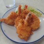 ともえ食堂 - エビフライ 2019年5月