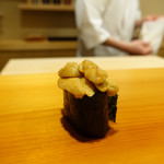 鮨 あらい - （2019年5月）山口の赤雲丹(๑˃̵ᴗ˂̵)