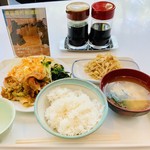 大浦食堂 - 豚バラネギ味噌炒め