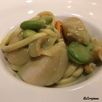 カーサ・デル・チーボ - ﾊﾞｳﾞｪｯﾃ 帆立貝柱とﾌｧｰｳﾞｪのｿｰｽ