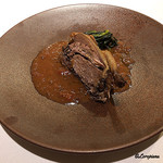 カーサ・デル・チーボ - ｻﾙｼｯﾁｬを詰めたﾌﾗﾝｽ産 鳩のﾄｽｶｰﾅ風