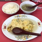 珉珉 - カニ玉定食