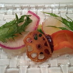 グラッポロ - 平目のカルパッチョ