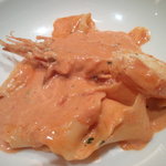 グラッポロ - 手長海老のトマトクリームパッパルデッレ