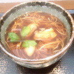 十割蕎麦 安曇野 - 牡蠣そば(期間限定)