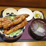 海ごはん島香 - 穴子蒲揚げ丼　さらにボリュームアップした様な…^^;