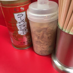 横濱家系ラーメン 勝鬨家 - 揚げにんにく、これが大好きなんです