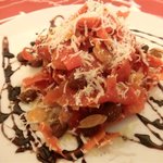 トラットリア 29 - 「金時人参のマリネ　バルサミコソース」：コクのある甘さの金時人参と、パルミジャーノの香り！