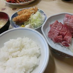 藤与し - カツオ刺し定食