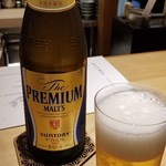 馳走 啐啄一十  - お酒①サントリー、プレミアムモルツ