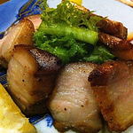 隠家 あわい - 桃豚のベーコンは、絶妙の塩加減