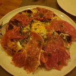 イルポッジョ - キノコと生ハムのビスマルク