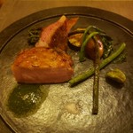 イルポッジョ - ポークローストにサルサベェルデ