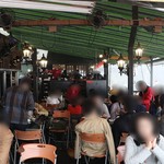 九份阿妹茶酒館 - 上側のテラス席