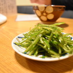 昼飯晩飯 でら - ピーマンかき正油和え