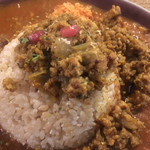 SOMA - チキンキーマ＋トマトカレー＋牛すじ肉のカレー