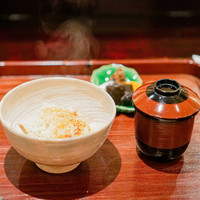 研覃 ほりべ - お鯛さんと丹波しめじの炊き込みご飯