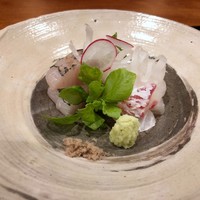 御料理 古川 - 鯛（玄海）、鯵（対馬）