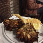 Da Giggetto - カルチョーフィはユダヤ料理なので揚げてあります