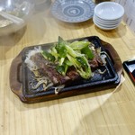 肉家まるまさ - ［2019/04］肉焼き・ハラミ小(1080円＋税)