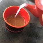 道の駅 いながわ そばの館 - 蕎麦湯