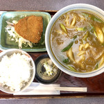 そば工房 清水庵 - カレーうどん定食