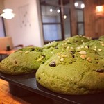 ザボン - 料理写真:抹茶チョコチップマフィン