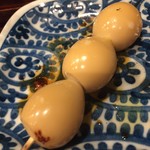 鳥田中 - うずらは下味のつけ方がポイントですね