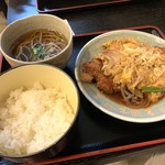 丸万 - かつ玉定食 880yen