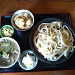 伊佐沼庵 - 肉汁つけうどん　700円